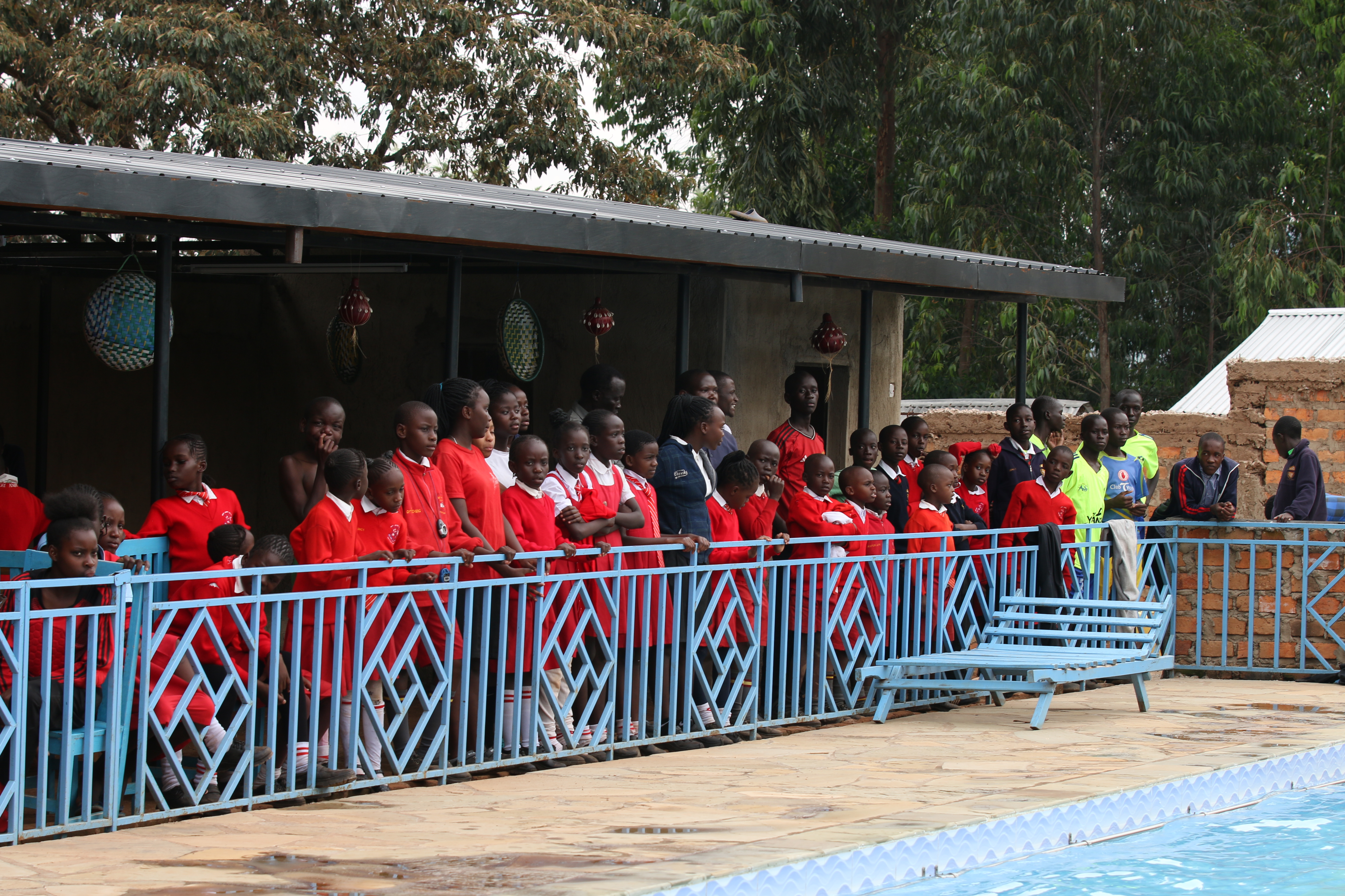 Swimming lesson at Sikri Junior Academy